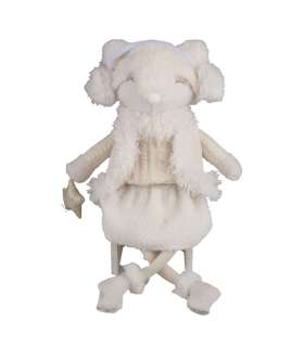 Dekoratsioon FAB EMMA H54cm, rebane, valge