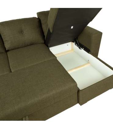 Nurgadiivanvoodi WHITBY roheline, 242x157xH87cm