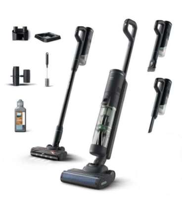 Philips 7000 series XW7263/11 stick vacuum/electric broom 2-in-1 stick vacuum Battery Dry&wet Bagless 0.45 L 160 W Black