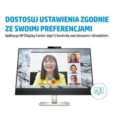 HP E-Series E27m G4 QHD USB-C Conferencing Monitor