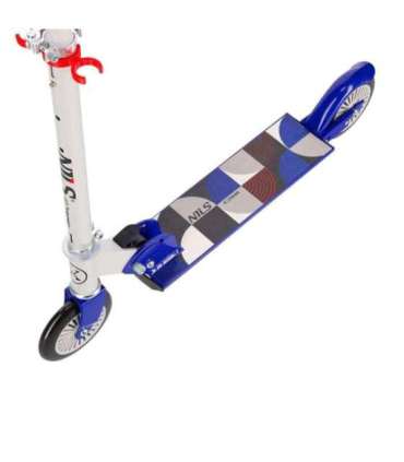 HD026 серо-тёмно-синий самокат Nils Extreme