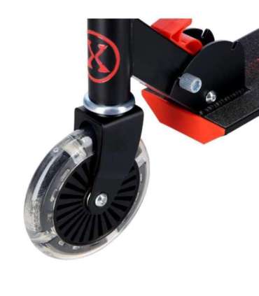 NILS Extreme HD120L чёрно-красный самокат