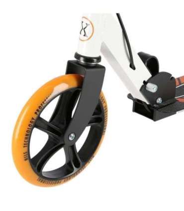 HM0107 бело-оранжевый самокат NILS EXTREME