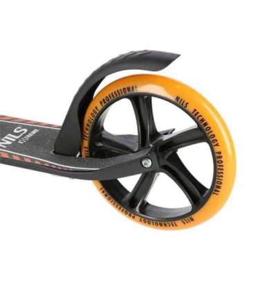 HM0107 бело-оранжевый самокат NILS EXTREME
