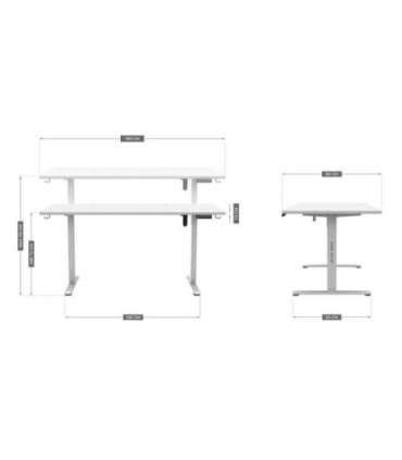 Electric desk MA-Leader 7.6 White