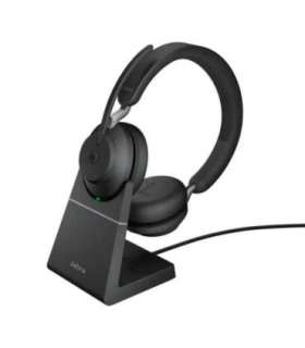 Jabra Evolve2 65 Headset Wireless Headband Office/Call Centre USB Type-A Bluetooth Black