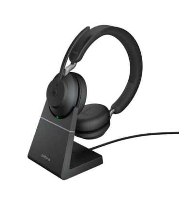 Jabra Evolve2 65 Headset Wireless Headband Office/Call Centre USB Type-A Bluetooth Black
