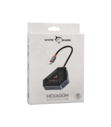 Sbox Hexagon 6 IN 1 Type-C HUB