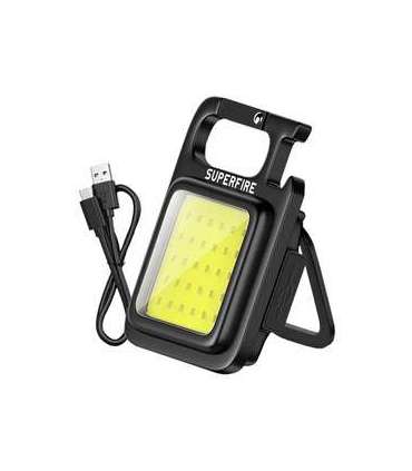 Flashlight Superfire MX16, 600lm, 500mAh, USB-C