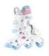 NJ1190 3-in-1 komplekt: inline/quad rulluisud, valge, suurus XS-S (30-33), Nils Fun