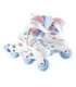 NJ1190 3-in-1 komplekt: inline/quad rulluisud, valge, suurus XS-S (30-33), Nils Fun