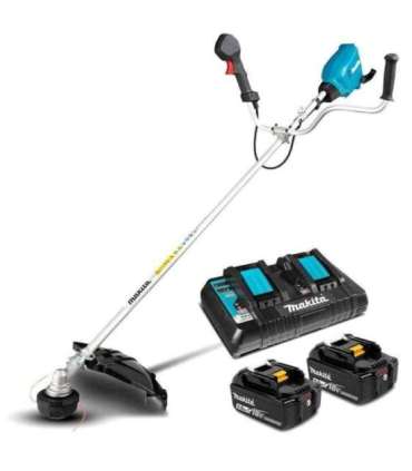 Makita DUR369APT2 brush cutter/string trimmer 1000 W AC/Battery Black, Blue, Grey