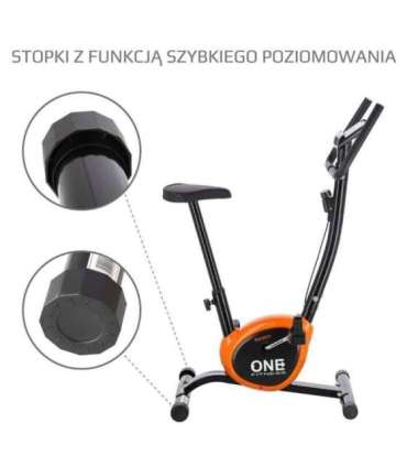 RW3011 черно-оранжевый велотренажер ONE Fitness