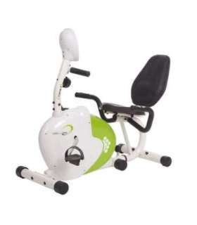 R9259 лежачий магнитный велотренажёр HMS (белый - зелёный)