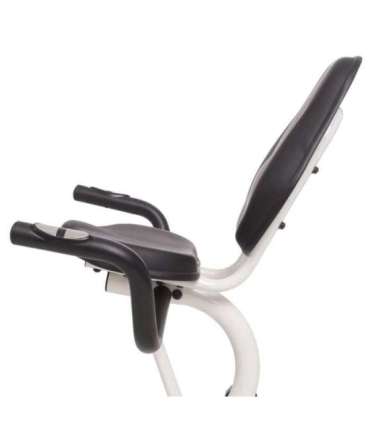 R9259 лежачий магнитный велотренажёр HMS (белый - зелёный)