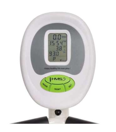 R9259 лежачий магнитный велотренажёр HMS (белый - зелёный)