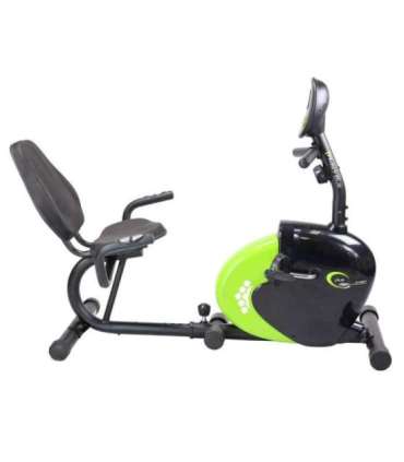 R9259 PLUS горизонтальный магнитный велотренажер HMS (черный - зеленый)