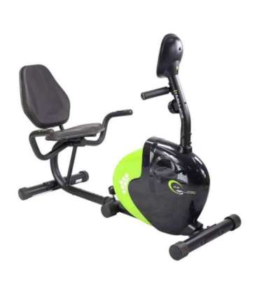 R9259 PLUS горизонтальный магнитный велотренажер HMS (черный - зеленый)