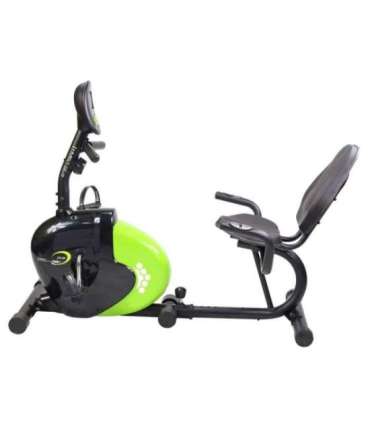 R9259 PLUS горизонтальный магнитный велотренажер HMS (черный - зеленый)