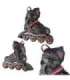 NA14174 A BLACK-RED SIZE S IN-LINE SKATES NILS EXTREME