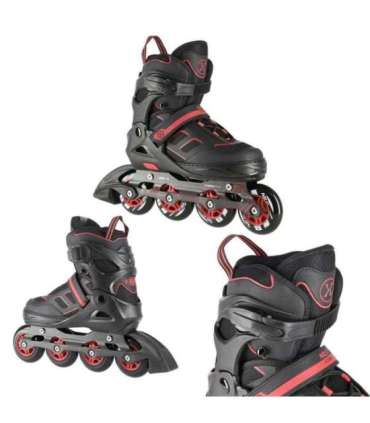 NA14174 A BLACK-RED SIZE S IN-LINE SKATES NILS EXTREME