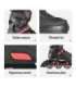 NA14174 A BLACK-RED SIZE S IN-LINE SKATES NILS EXTREME