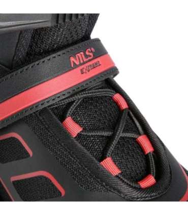 NA14174 A BLACK-RED SIZE S IN-LINE SKATES NILS EXTREME