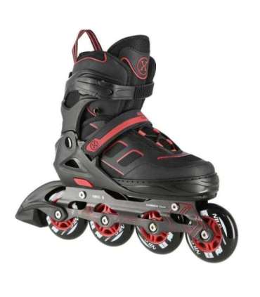 NA14174 A BLACK-RED SIZE S IN-LINE SKATES NILS EXTREME