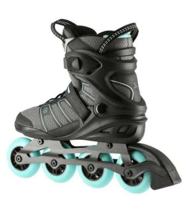 NA14217 чёрно-мятные роликовые коньки, размер 41, NILS EXTREME