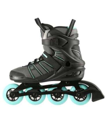 NA14217 чёрно-мятные роликовые коньки, размер 41, NILS EXTREME