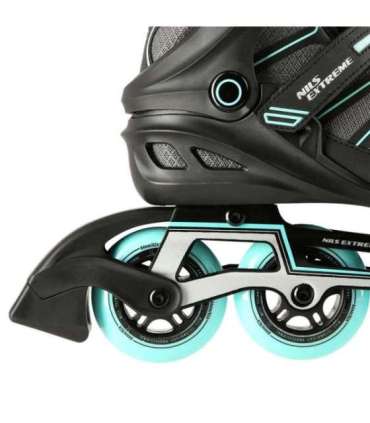 NA14217 чёрно-мятные роликовые коньки, размер 41, NILS EXTREME