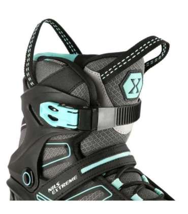 NA14217 чёрно-мятные роликовые коньки, размер 41, NILS EXTREME