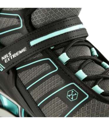 NA14217 чёрно-мятные роликовые коньки, размер 41, NILS EXTREME