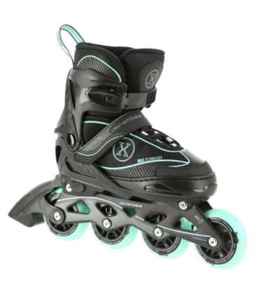NA11008 BLACK-MINT ROZM. M (35-38) IN-LINE SKATES NILS EXTREME