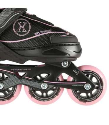 NA11008 BLACK-PINK ROZM. L (39-42) IN-LINE SKATES NILS EXTREME