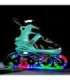 NA11230A GREEN LED SIZE L(39-42) IN-LINE SKATES NILS EXTREME