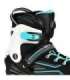 NA1169A TURQUOISE SIZE M(35-38) IN-LINE SKATES NILS EXTREME
