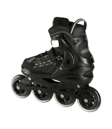 NA1128 черно-золотые, размер L (39-42) инлайн-ролики Nils Extreme