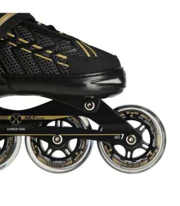 NA1128 черно-золотые, размер L (39-42) инлайн-ролики Nils Extreme