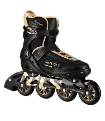 NA22151 INLINE SKATES ARMOUR BLACK GOLD SIZE 38  NILS EXTREME