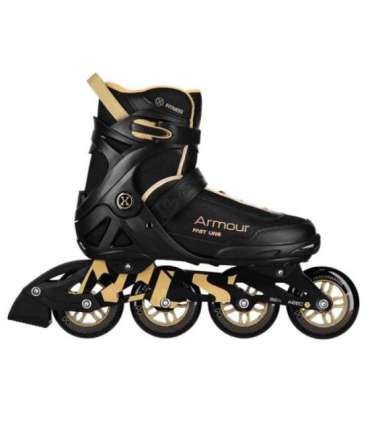 NA22151 INLINE SKATES ARMOUR BLACK GOLD SIZE 40  NILS EXTREME