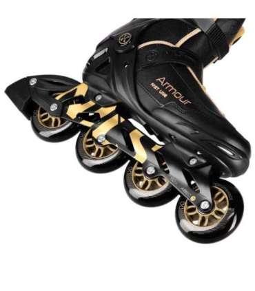 NA22151 INLINE SKATES ARMOUR BLACK GOLD SIZE 40  NILS EXTREME