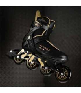 NA22151 INLINE SKATES ARMOUR BLACK GOLD SIZE 45  NILS EXTREME