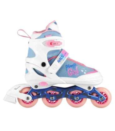 NA18168A IN-LINE SKATES PRINCESS WHITE SIZE S(31-34) NILS EXTREME
