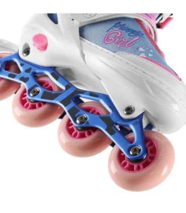 NA18168A IN-LINE SKATES PRINCESS WHITE SIZE M(35-38) NILS EXTREME