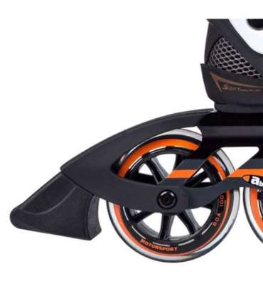 NA1060S ЧЕРНЫЙ-ОРАНЖЕВЫЙ РАЗМЕР 39 РОЛИКИ NILS EXTREME