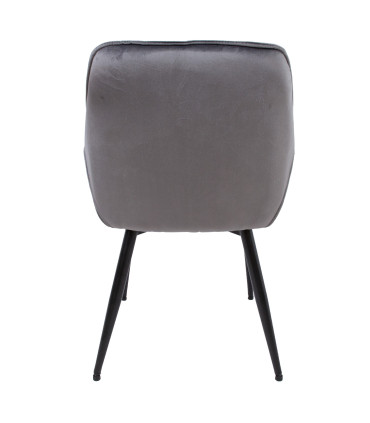 Стул BRITA, серый бархат