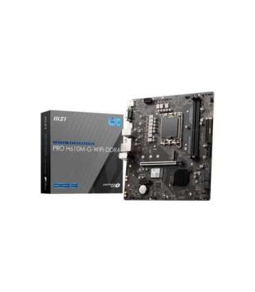 MSI PRO H610M-G WIFI DDR4 motherboard Intel H610 LGA 1700 micro ATX