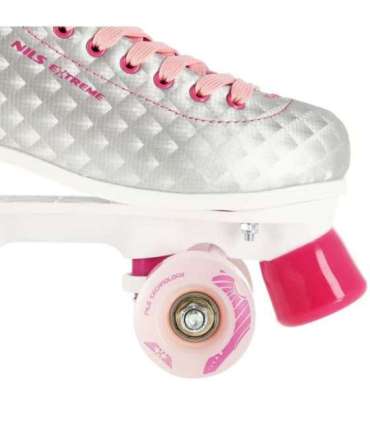 NQ14198 hõbe-roosad rulluisud suurus 36 Nils Extreme