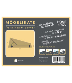 Mööblikate 200x65x40cm, ilmastikukindel